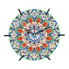 (US Local)5D DIY Crystal Diamond Painting Wooden Handmade Mandala Clock Kits