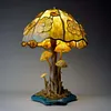 20-calowa lampa stołowa witrażowa z kolekcji botanicznej (OSTATNI DZIEŃ)