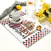 Christmas Diamond Painting Placemats DIY Diamond Dot Kits for Home Decor