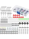 170pcs Fishing Accessories Kit Including Box Hooks Swivels Sinkers Gifts for Men