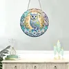 DIY Crystal Diamond Painting Double Sided Effect  Owl Pendant Home Garden Hanging Kit