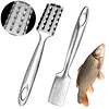 Fish Scaler Stainless Steel Fish Scale Remover Fish Scraper for Kitchen Tool