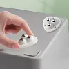 4Pcs Universal Wheel Mini Swivel Wheels Self Adhesive Caster Stainless Steel for Desk Chair Casters 360&deg; Rotation Pulley