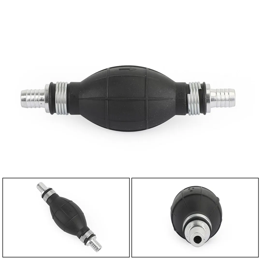 Garlaven 1/4" Hand Primer Bulb Outboard Car Marine Boat Gas Fuel Line Pump All Fuels