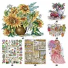 (Multi-Style) Flower-14CT Counted Cross Stitch