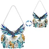 (US Local)DIY Diamond Painting Art Pendant Window Hanging Eagle Dream Catcher