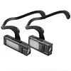 Ear Clip Headlamp Rechargeable LED Headlight with Motion Sensor Head Flashlight