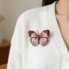 DIY Embroidery Sewing Craft Brooch Clothes Decoration Embroidery Butterfly Lapel Pin for Backpack Pants T-Shirt Jacket Bags Dress Jeans