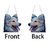 Diamond Painting Acrylic Double-side Dog Pendant Hanging Gem
