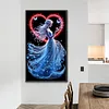 Diamond Painting-DIY Crystal Rhinestone Blue Gown Fairy(40x70cm)