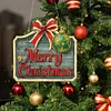 >SALE<Acrylic Christmas Diamond Art Painting Hanging Ornament Kit (Merry Christmas)