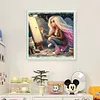 【Limited Stock Sale】Drawing Girl-11CT Stamped Cross Stitch 50*50cm/19.69*19.69in
