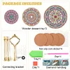 3 Tier Acrylic Mandala Diamond Painting Cake Snack Stand for Afternoon Tea