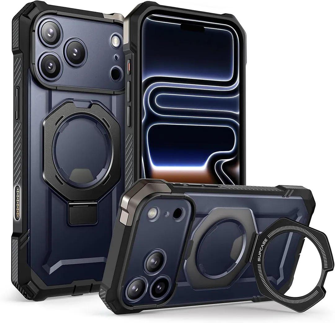 Compatible with iPhone 17 Pro Max Case with Kickstand (Unicorn Beetle Grip), [Camera Control Cover] [MagSafe Compatible] [Military-Grade Drop Protection] Heavy Duty Magnetic Phone Case