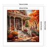 Autumn'S Door - 14CT Stamped Cross Stitch - 50*50cm