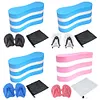 Swim Training Pull Buoy Adjustable Strap Hand Paddles 5-Layer Pull Buoy for Pool