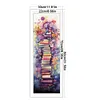 (Stamped/Counted) Stack Of Books With Flowers - 11CT Cross Stitch 30*80cm/11.81*31.5in(Big Size)