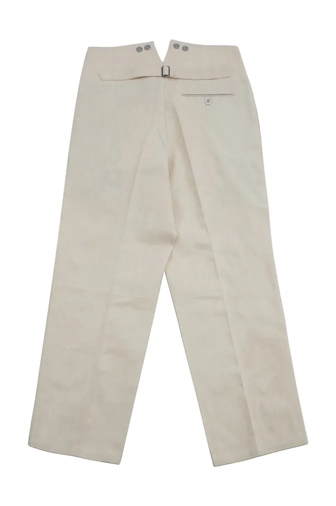   RAD German Summer HBT Off-White Drill Service Trousers German-Uniform