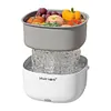 Ultrasonic Fruit and Vegetable Washing Machine Vegetables Cleaning Basket