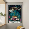 Halloween Teacup-11CT Stamped Cross Stitch 50*70cm/19.69*27.56in(Big Size)