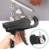 PVC Pipe Pistol Cutter with SK5 Steel Blade Plastic Tube Scissors Ratchet Cutter