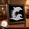 12pcs/set Unframed Pearl Painting Canvas Art Handmade Pearl Material Art Kit Living Room Decor (15x15cm)