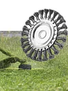 Grass Trimmer Disc Steel Wire Trimmer Head Garden Power Tool Accessories (5in)