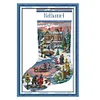 Happy Stocking -16CT Stamped Cross Stitch Kit(32*48cm)