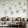 12pcs Potted Plant-1 5D DIY Square Drill Diamond Painting Kits for Adults Beginners Home Decor Diamonds Paintings Gem Art 5.91x7.09in