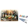 (US Local)Paint By Numbers Kit On Canvas DIY Oil Art Flower Picture Home Wall Decor50x40cm
