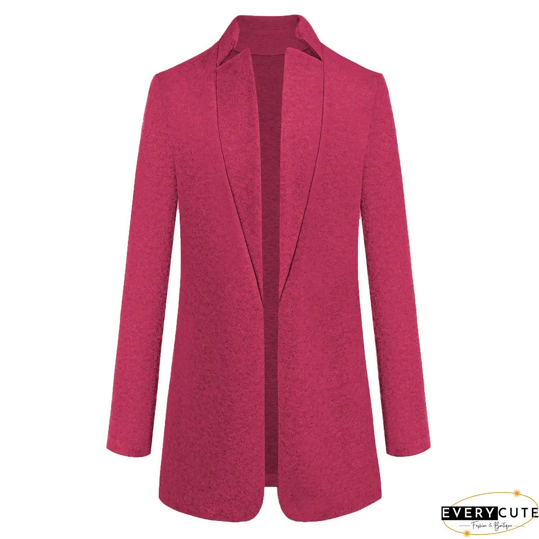 Long Wool Coat for Women, Plus Size, Winter Warm