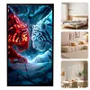 (US Local)Tiger-11CT Stamped Cross Stitch Kit(40x70cm)