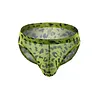 Men's Sexy See-Through Leopard Mesh Briefs European Style