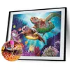 Sea Turtle - Partial Round Diamond Painting