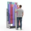 3 Tier Textile Fabric Display Rack Save Space Car Vinyl Wrap Holder for PVC Film