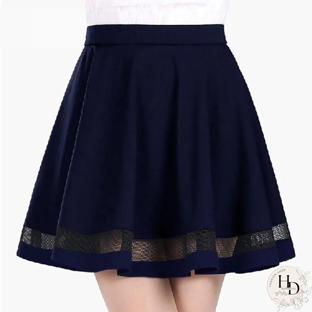 Summer Style Women Skirt Elastic Falda Ladies Midi Skirt Sexy Girls Mini Pleated Skirts Women Clothing Bottoms Saias