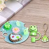 Acrylic Lid Charms Pendant Decor with Straw Topper for Stanley Cup 40oz (Green)