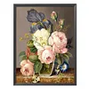 Flowers - 11CT Stamped 3 Strands Cross Stitch 50*40cm/19.69*15.75in