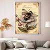 Flowers And Bees - 11CT Counted Cross Stitch 40*55cm/15.75*21.65in