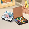 Blue Butterflies PU Diamond Painting Notecard Box 5D DIY Diamond Art Note B