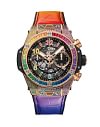 Hublot Big Bang Chronograph 18K King Gold & Colored Gemstones Man's Watch
