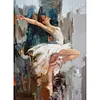 Dancing Girl - Paint by Numbers Acrylic Painting 40x50cm
