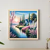 Diamond Painting-DIY Full Round Drill Reed Lakeside Cottage