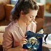 (US Local)Bucket Calf Diamond Painting Shopping Bag Diamond Art Shoulder Bag Commuting Bag Kits