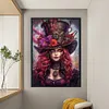 Punk Girl-11CT Stamped Cross Stitch 40*60cm