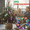 10pcs DIY Diamond Painting Special Shape Christmas Tree Pendants Decoration