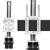 2000 Lbs Trailer Jack with Dual Wheel 10 Inch Lift Heavy Duty Swivel Boat Jack