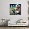 Girl Picking Flowers-11CT Stamped Cross Stitch 50*50cm/19.69*19.69in