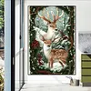 Diamond Painting-DIY Full Round Drill Elk in the Snow(70*50 CM)