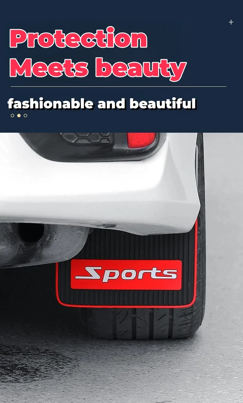 Car fender modified plastic splash-proof fender（2PCS）